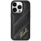 Karl Lagerfeld Diagonal Quilted Script Back Cover hoesje voor Apple iPhone 15 - Zwart