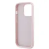 Karl Lagerfeld Diagonal Quilted Script Back Cover hoesje voor Apple iPhone 14 Pro - Roze 7