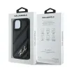 Karl Lagerfeld Diagonal Quilted Script Back Cover hoesje voor Apple iPhone 14 - Zwart 8