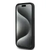 Karl Lagerfeld Diagonal Quilted Script Back Cover hoesje voor Apple iPhone 15 Pro - Zwart 5