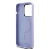 Karl Lagerfeld Silicone Karl & Choupette Heads Ring Back Cover hoesje met MagSafe voor Apple iPhone 14 Pro - Paars 7