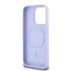 Karl Lagerfeld Silicone Karl & Choupette Heads Ring Back Cover hoesje met MagSafe voor Apple iPhone 15 Pro - Paars 7