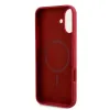Karl Lagerfeld Silicone Karl & Choupette Heads Ring Back Cover hoesje met MagSafe voor Apple iPhone 16 Plus - Rood 7