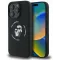 Karl Lagerfeld Silicone Karl & Choupette Heads Ring Back Cover hoesje met MagSafe voor Apple iPhone 16 Pro Max - Zwart