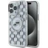 Karl Lagerfeld IML Monogram Karl & Choupette Head Back Cover hoesje met MagSafe voor Apple iPhone 15 Pro - Transparant