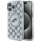 Karl Lagerfeld IML Monogram Karl & Choupette Head Back Cover hoesje met MagSafe voor Apple iPhone 15 Pro - Transparant