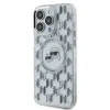 Karl Lagerfeld IML Monogram Karl & Choupette Head Back Cover hoesje met MagSafe voor Apple iPhone 15 Pro - Transparant 2