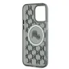 Karl Lagerfeld IML Monogram Karl & Choupette Head Back Cover hoesje met MagSafe voor Apple iPhone 15 Pro Max - Zwart 7