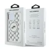 Karl Lagerfeld IML Monogram Karl & Choupette Head Back Cover hoesje met MagSafe voor Apple iPhone 15 Pro Max - Transparant 8