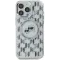 Karl Lagerfeld IML Monogram Karl & Choupette Head Back Cover hoesje met MagSafe voor Apple iPhone 16 Pro Max - Transparant
