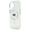 Karl Lagerfeld IML Metal Karl Head Back Cover hoesje met MagSafe voor Apple iPhone 16 Plus - Wit 6
