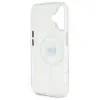 Karl Lagerfeld IML Metal Karl Head Back Cover hoesje met MagSafe voor Apple iPhone 16 - Wit 7