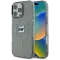 Karl Lagerfeld IML Metal Choupette Head Back Cover hoesje met MagSafe voor Apple iPhone 16 Pro - Zwart