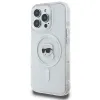 Karl Lagerfeld IML Metal Karl Head Back Cover hoesje met MagSafe voor Apple iPhone 16 Pro - Wit 2