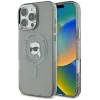 Karl Lagerfeld IML Metal Karl Head Back Cover hoesje met MagSafe voor Apple iPhone 16 Pro - Zwart