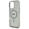 Karl Lagerfeld IML Metal Karl Head Back Cover hoesje met MagSafe voor Apple iPhone 16 Pro - Zwart 6