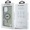 Karl Lagerfeld IML Metal Karl Head Back Cover hoesje met MagSafe voor Apple iPhone 16 Pro - Zwart 8
