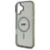 Karl Lagerfeld IML Metal Karl Head Back Cover hoesje met MagSafe voor Apple iPhone 16 Plus - Zwart 6