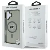 Karl Lagerfeld IML Metal Karl Head Back Cover hoesje met MagSafe voor Apple iPhone 16 Plus - Zwart 8
