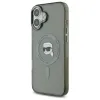 Karl Lagerfeld IML Metal Karl Head Back Cover hoesje met MagSafe voor Apple iPhone 16 - Zwart 2