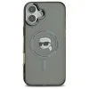 Karl Lagerfeld IML Metal Karl Head Back Cover hoesje met MagSafe voor Apple iPhone 16 - Zwart 3