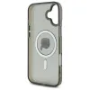 Karl Lagerfeld IML Metal Karl Head Back Cover hoesje met MagSafe voor Apple iPhone 16 - Zwart 7