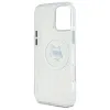 Karl Lagerfeld IML Metal Choupette Head Back Cover hoesje met MagSafe voor Apple iPhone 16 Pro Max - Wit 7