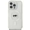 Karl Lagerfeld IML Metal Karl Head Back Cover hoesje met MagSafe voor Apple iPhone 16 Pro Max - Wit 3