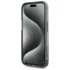 Karl Lagerfeld IML Metal Choupette Head Back Cover hoesje met MagSafe voor Apple iPhone 15 Pro - Zwart 2