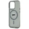 Karl Lagerfeld IML Metal Karl Head Back Cover hoesje met MagSafe voor Apple iPhone 15 Pro - Zwart 3