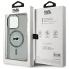 Karl Lagerfeld IML Metal Karl Head Back Cover hoesje met MagSafe voor Apple iPhone 15 Pro - Zwart 5