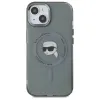 Karl Lagerfeld IML Metal Karl Head Back Cover hoesje met MagSafe voor Apple iPhone 15 - Zwart 3