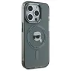 Karl Lagerfeld IML Metal Karl Head Back Cover hoesje met MagSafe voor Apple iPhone 15 Pro Max - Zwart 3