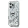 Karl Lagerfeld Liquid Glitter Choupette Head Back Cover hoesje met MagSafe voor Apple iPhone 16 Pro Max - Transparant 1