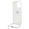 Karl Lagerfeld IML Choupette Head & Cord Back Cover hoesje met MagSafe voor Apple iPhone 16 Pro - Transparant 6