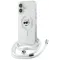 Karl Lagerfeld IML Choupette Head & Cord Back Cover hoesje met MagSafe voor Apple iPhone 16 - Transparant