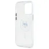Karl Lagerfeld IML Metal Choupette Head Back Cover hoesje met MagSafe voor Apple iPhone 14 Pro Max - Wit 7
