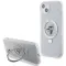 Karl Lagerfeld Ring Stand Karl & Choupette Hard Case Back Cover hoesje met MagSafe voor Apple iPhone 15 Plus/14 Plus - Wit