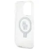 Karl Lagerfeld Ring Stand Karl & Choupette Hard Case Back Cover hoesje met MagSafe voor Apple iPhone 15 Pro Max - Wit 7