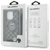 Karl Lagerfeld IML Crossbody Monogram Karl & Choupette Head Back Cover hoesje met MagSafe voor Apple iPhone 16 Pro - Zwart 7