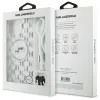 Karl Lagerfeld IML Crossbody Monogram Karl & Choupette Head Back Cover hoesje met MagSafe voor Apple iPhone 16 Pro - Transparant 7