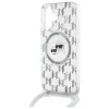 Karl Lagerfeld IML Crossbody Monogram Karl & Choupette Head Back Cover hoesje met MagSafe voor Apple iPhone 16 - Transparant 5