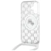 Karl Lagerfeld IML Crossbody Monogram Karl & Choupette Head Back Cover hoesje met MagSafe voor Apple iPhone 16 - Transparant 6