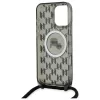 Karl Lagerfeld IML Crossbody Monogram Karl & Choupette Head Back Cover hoesje met MagSafe voor Apple iPhone 16 Pro Max - Zwart 6