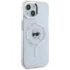 Karl Lagerfeld IML Metal Karl Head Back Cover hoesje met MagSafe voor Apple iPhone 15 - Wit 4