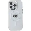Karl Lagerfeld IML Metal Karl Head Back Cover hoesje met MagSafe voor Apple iPhone 15 Pro Max - Wit 3