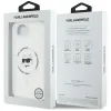 Karl Lagerfeld IML Metal Choupette Head Back Cover hoesje met MagSafe voor Apple iPhone 17e/16e - Wit 8