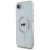 Karl Lagerfeld IML Metal Karl Head Back Cover hoesje met MagSafe voor Apple iPhone 17e/16e - Wit 2