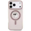 Karl Lagerfeld IML Choupette Back Cover hoesje met MagSafe voor Apple iPhone 17 Pro Max - Roze 2