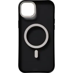 Nudient Form Back Cover hoesje met MagSafe voor Apple iPhone 14 Plus - Transparant/Zwart